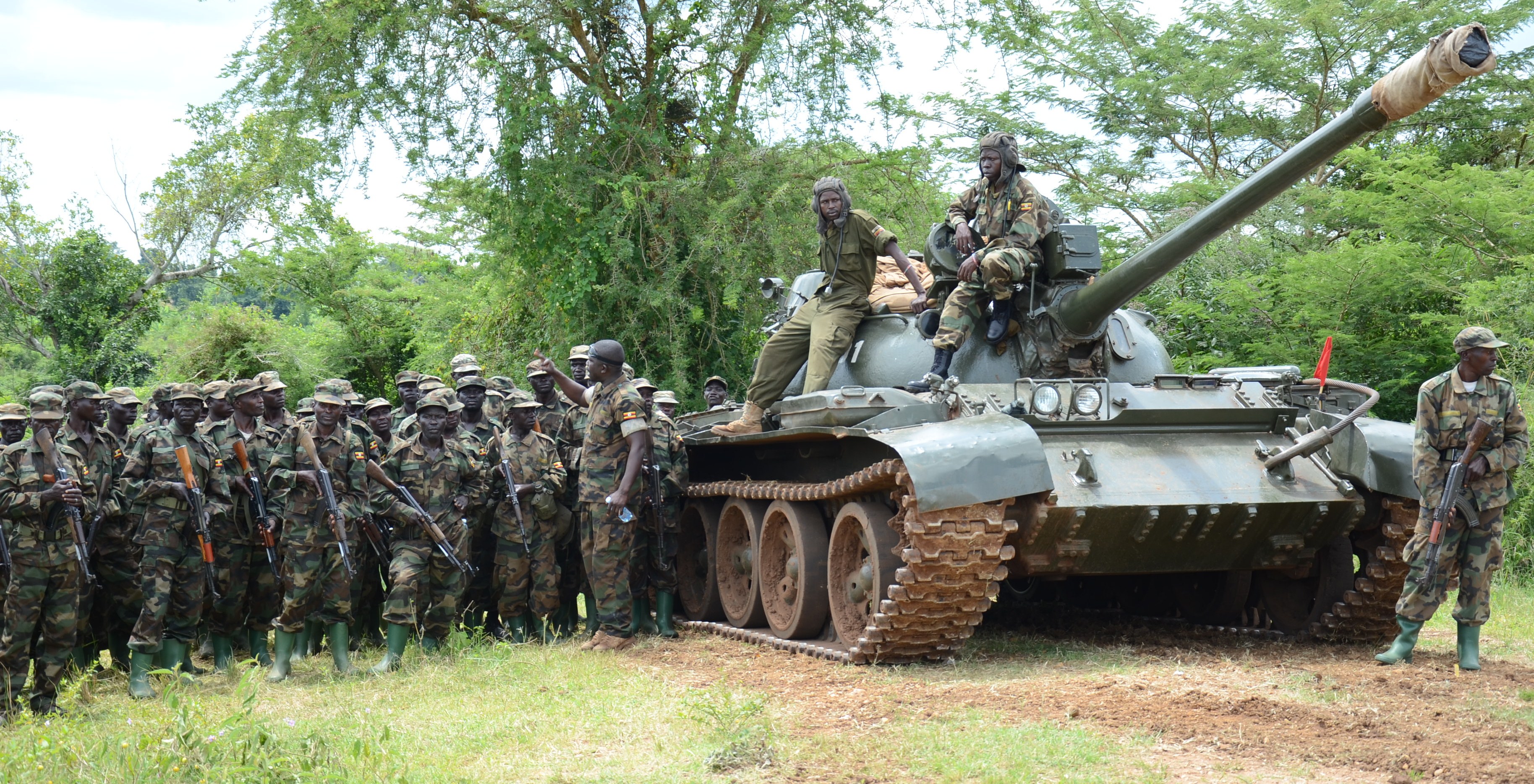Image result for military tanks uganda